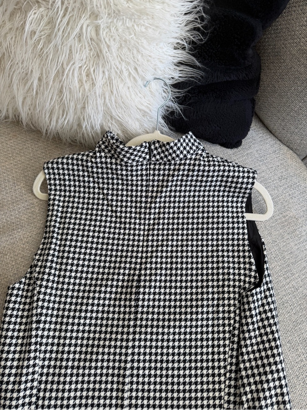 NWT H&M Houndstooth Shift Dress - Picture 8 of 9